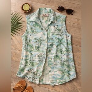 Big Dogs Silk Tropical Resort Shirt – Sleeveless
Medium